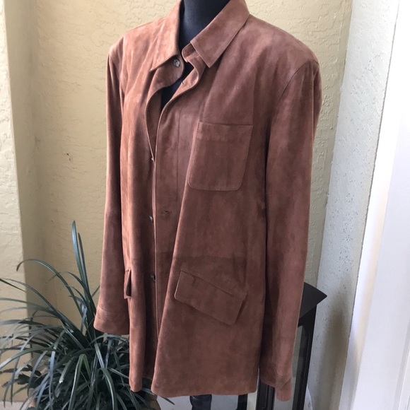Hickey Freeman men’s suede jacket L - Picture 3 of 10